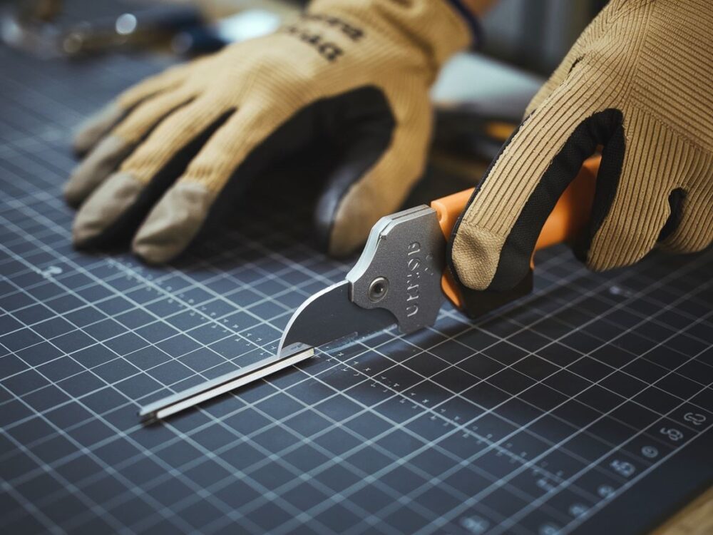 bezpieczne łamanie ostrza