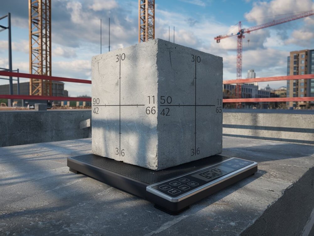 blok betonowy na budowie