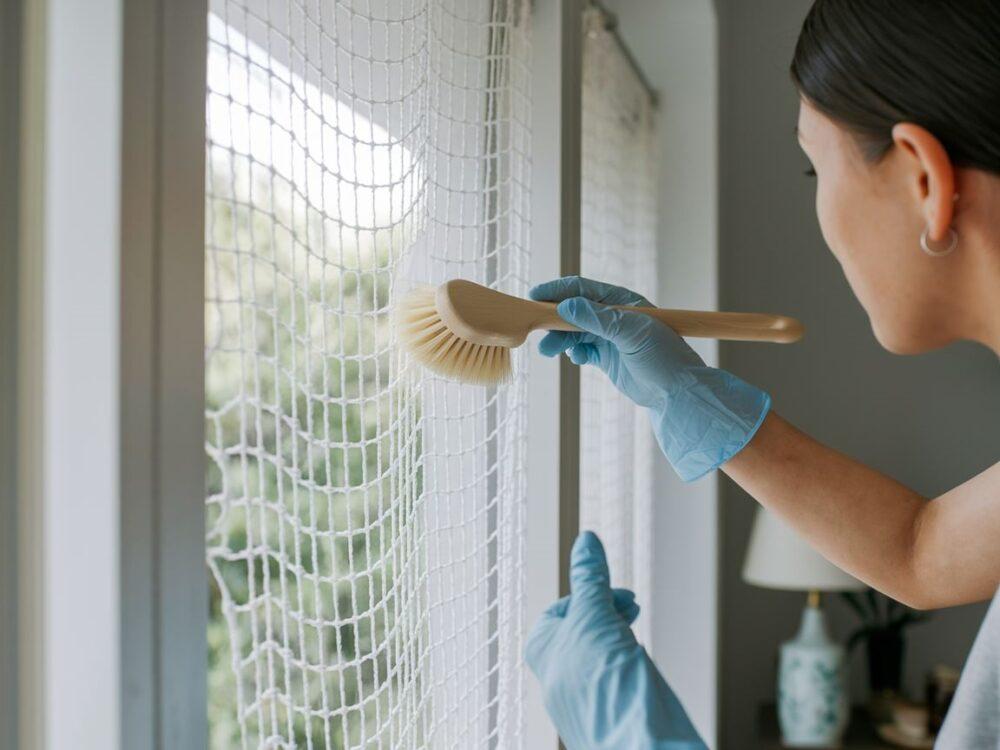 czyszczenie moskitiery