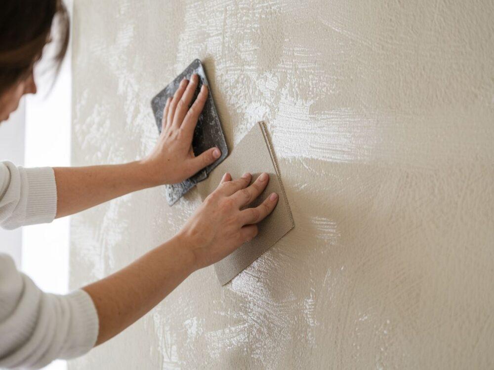 czyszczenie ściany przed tapetowaniem