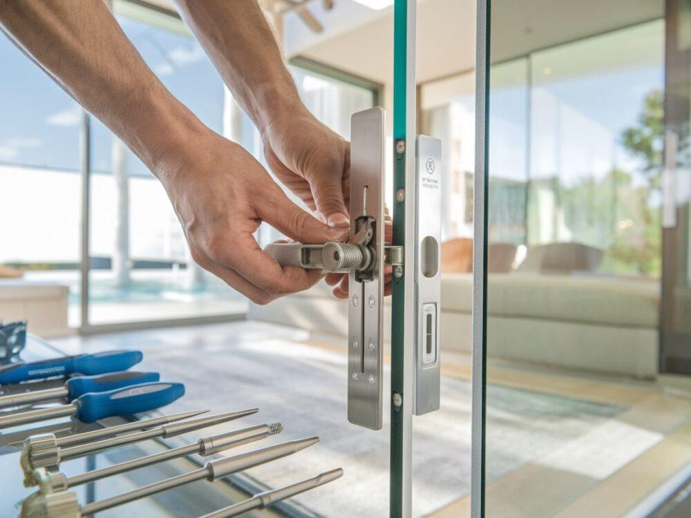 elementy montażowe drzwi przesuwnych