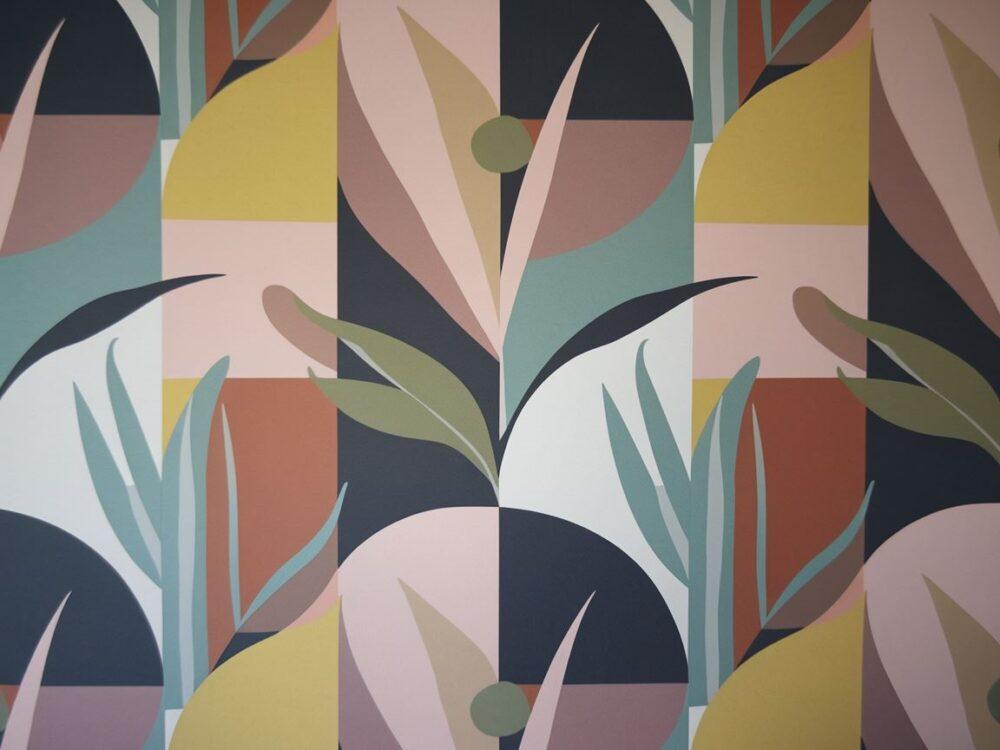 geometryczne motywy tapet