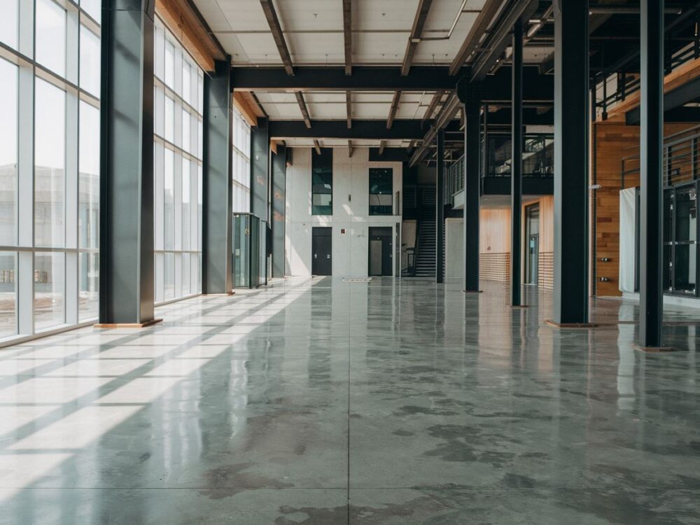 gładka powierzchnia betonu