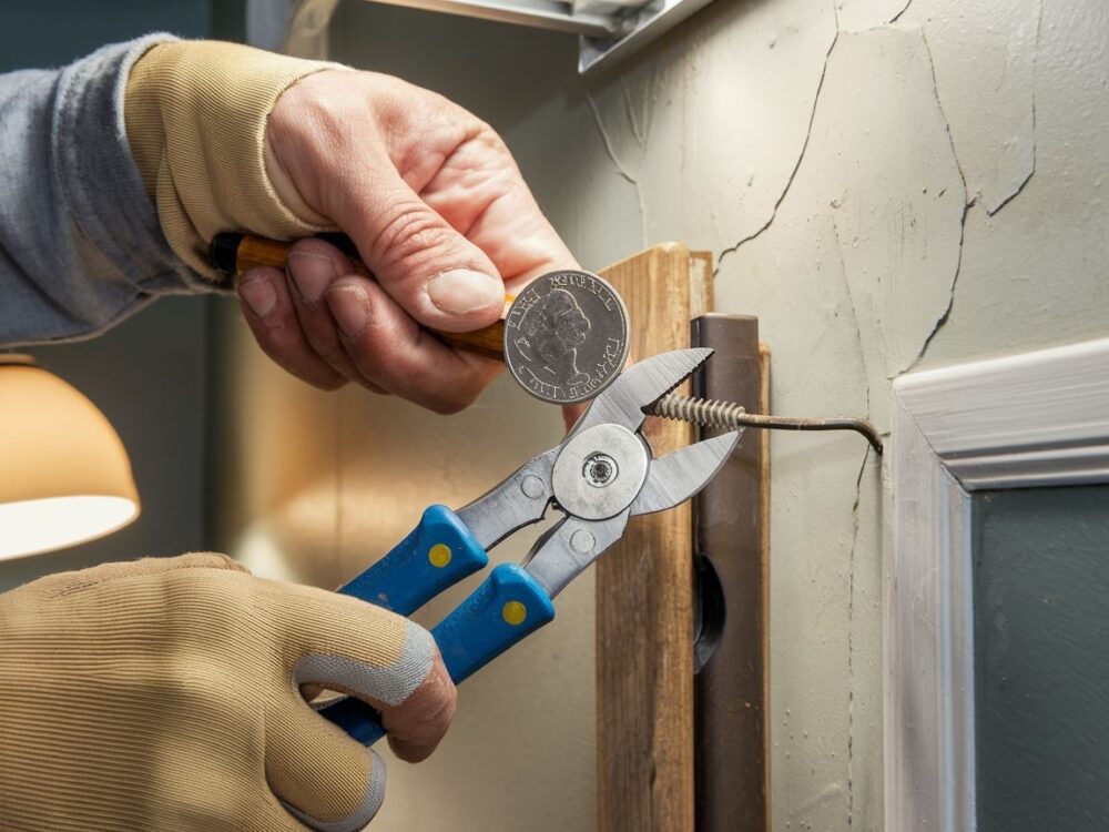 improwizowane narzędzia do śrub