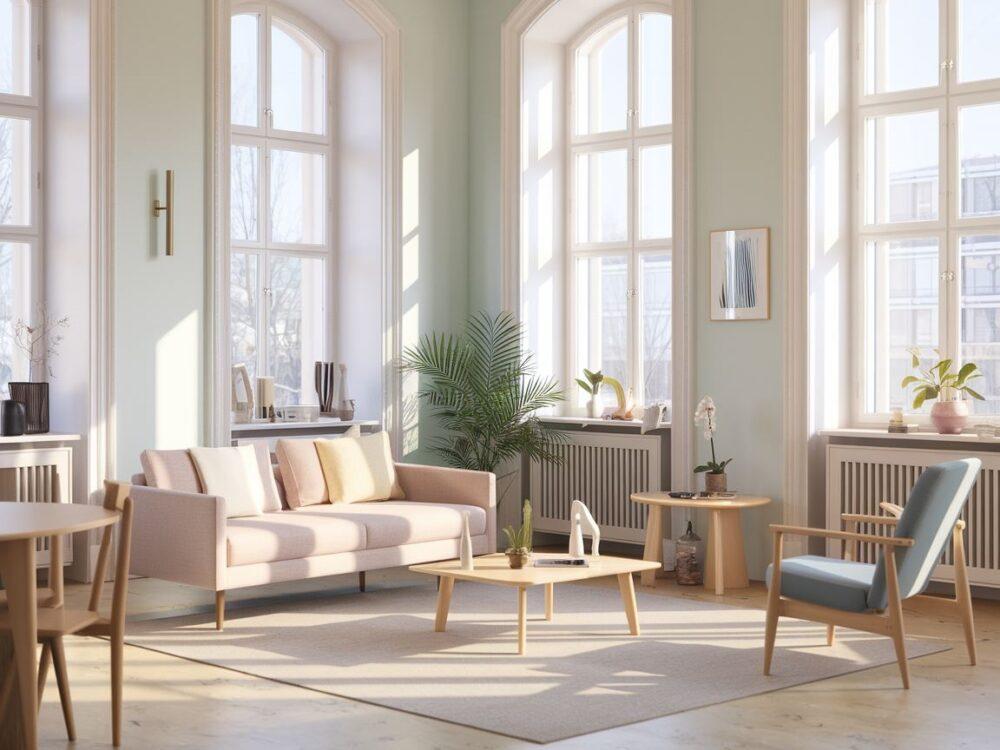 jasny pokój dzienny