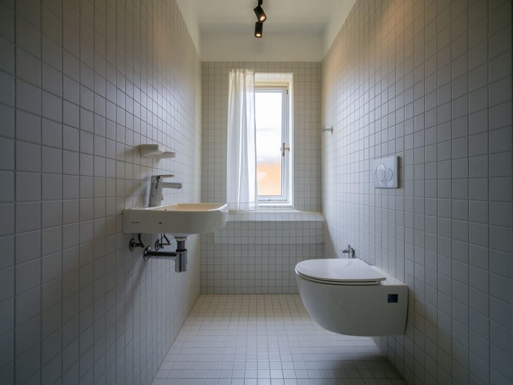 kafelki optycznie powiększające łazienkę