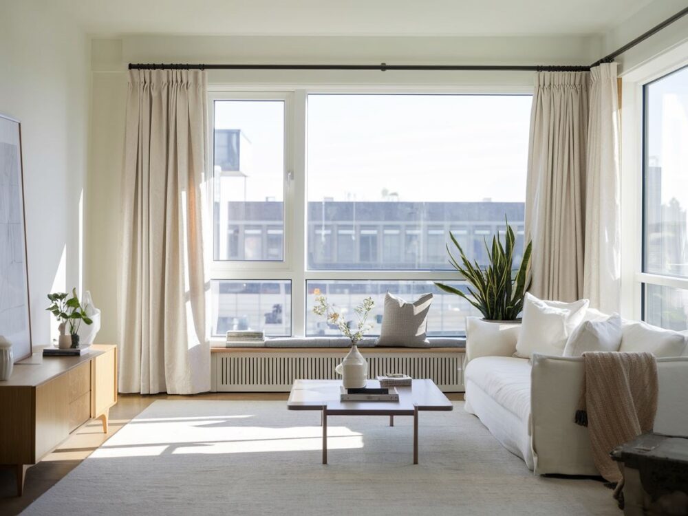 karnisz do dużego okna