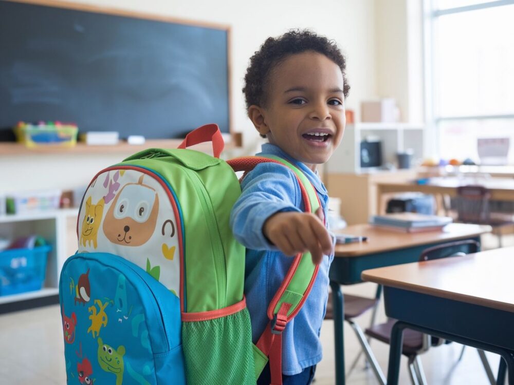 kolorowy plecak szkolny