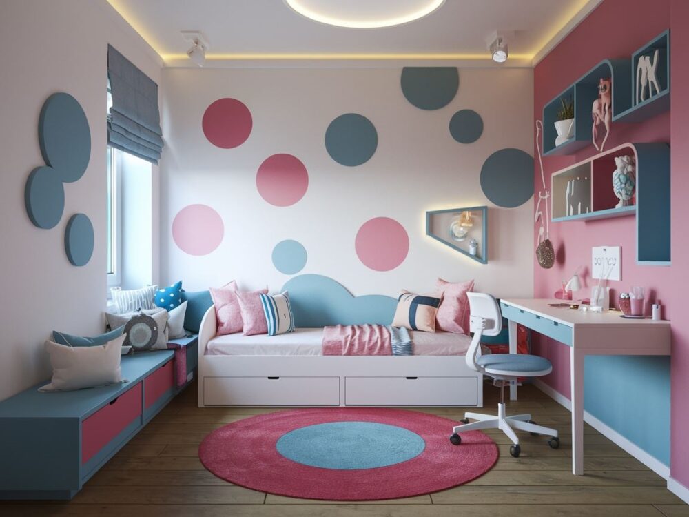 kolorowy wystrój młodzieżowy