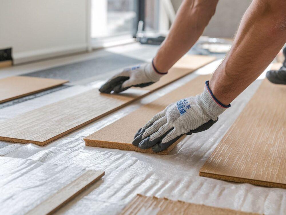 materiały pod panele winylowe