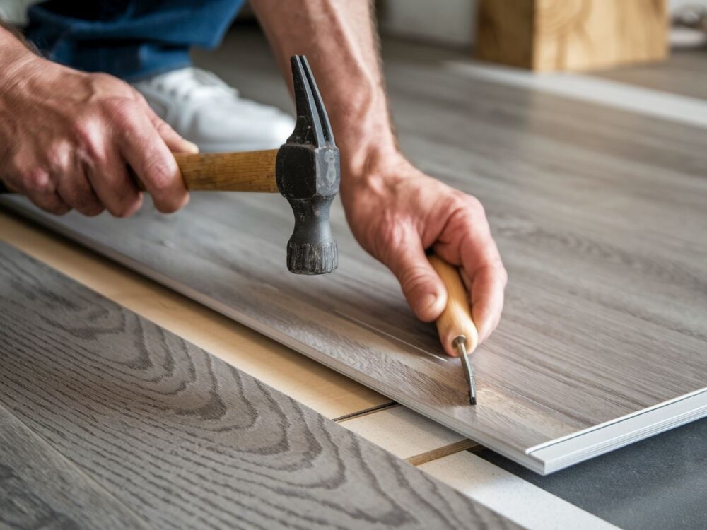 montaż paneli podłogowych