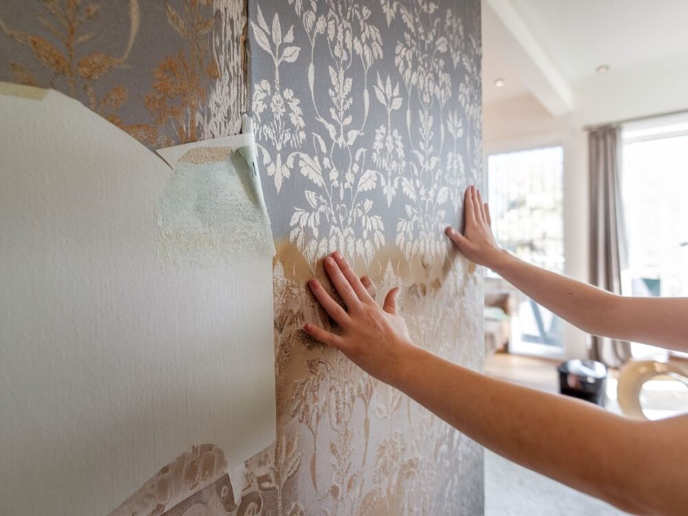 nakładanie tapety na tapetę