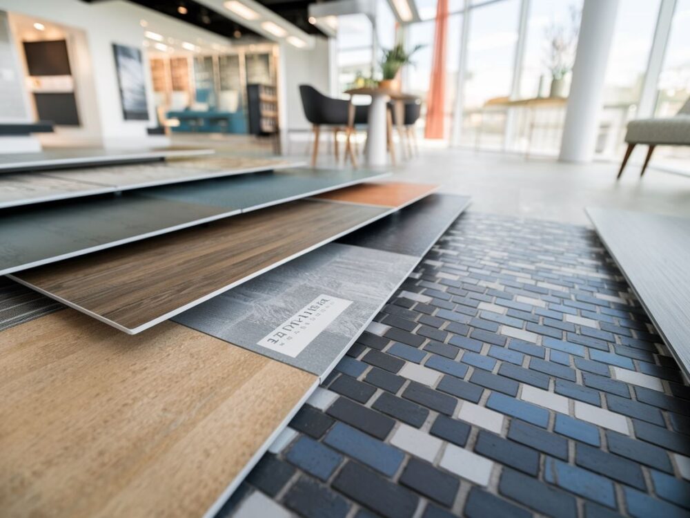 panele winylowe w salonie