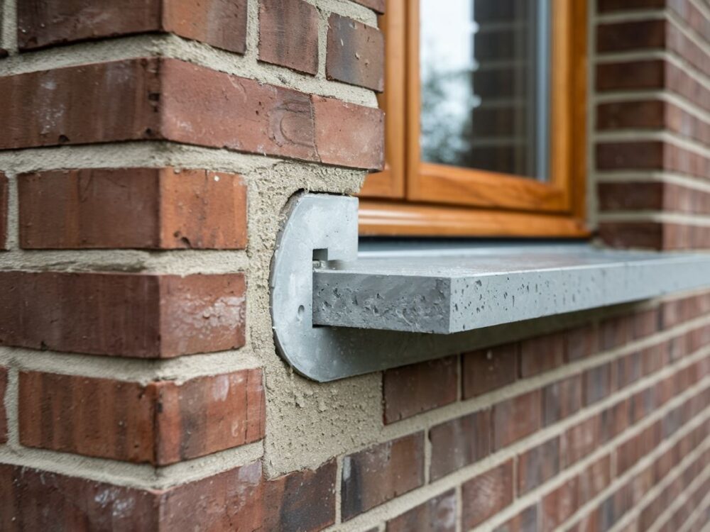 parapet wpuszczany w ścianę