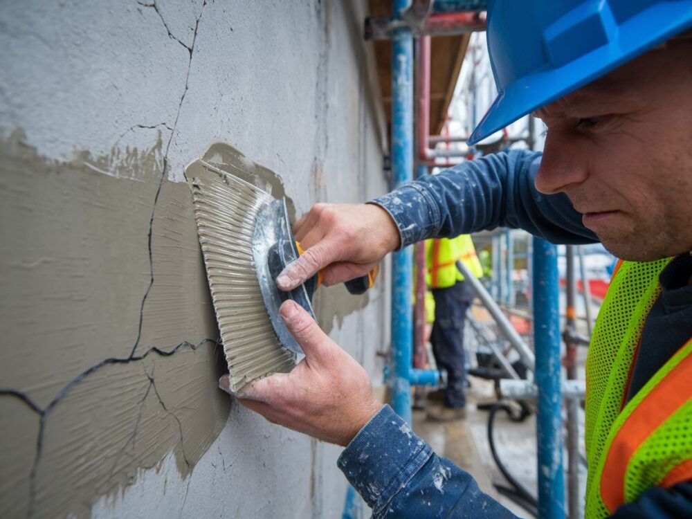 przeciekający beton naprawa