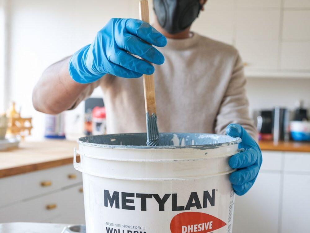 przygotowanie kleju Metylan