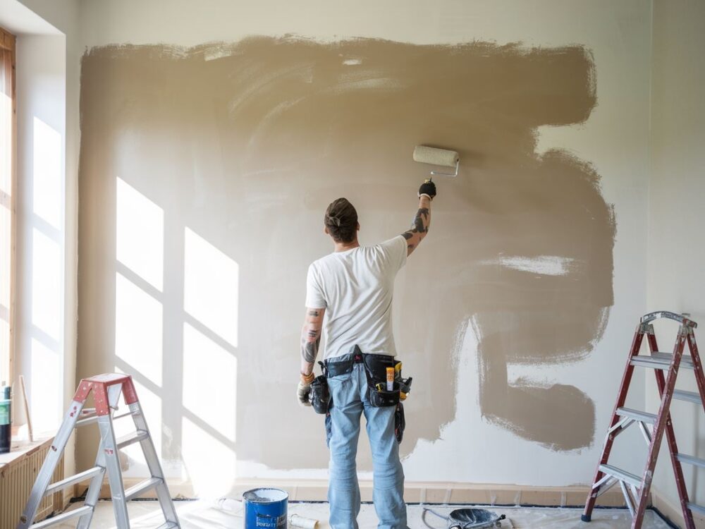 przygotowanie ściany pod malowanie