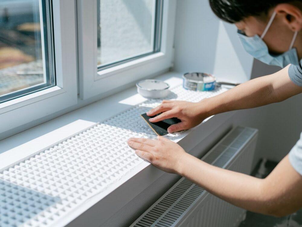 renowacja parapetu plastikowego