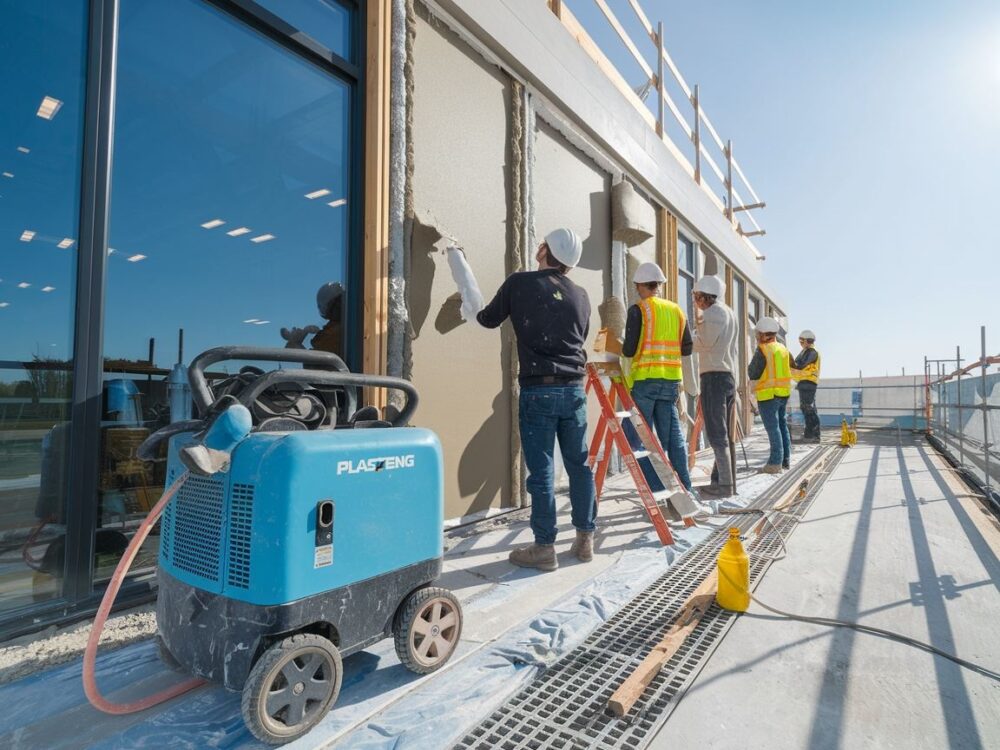 sprzęt budowlany elewacja