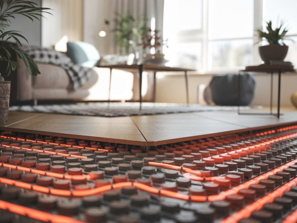 struktura ogrzewania podłogowego