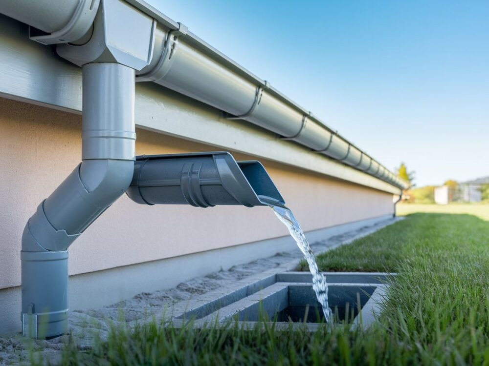 system odprowadzania deszczówki