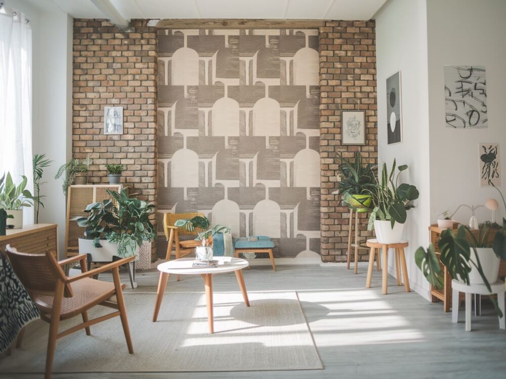 tapeta do ściany z cegły