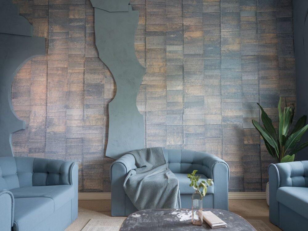 tekstura tapety maskującej ściany