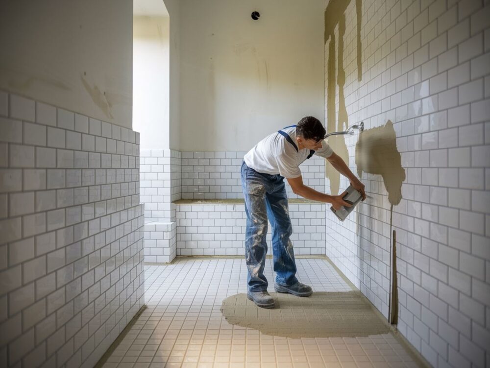 wykończenie ścian w łazience